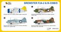 Варианты окраски Brewster F2A Buffalo.