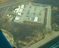 Вид на базу Camp Pendleton LCAC с высоты птичьего полета.