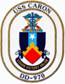 Герб USS Caron