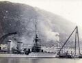 Во время посещения Гибралтара, 1922 год