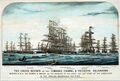 Совместный парад эскадры Канала и резервного флота, 10 августа 1872 года