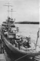 Charlston у пирса в Кетчикане (Аляска), 29 января 1941 года
