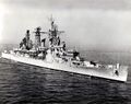 Крейсер USS Providence (CLG-6) в море.