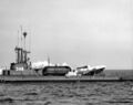 Запуск ракеты JB-2 Loon с борта USS Cusk (SSG-348)