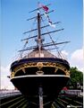 Клипер Cutty Sark, украшение кормы.