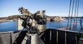 Состояние пулемета после пребывания в соленой воде