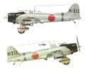 Aichi D3A "Val" c бортовым кодом 'BI-211' из состава 2-го Коку Сентай