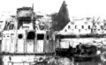 Остов Freccia в гавани Гэнуи, май 1944 г.