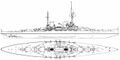 Линейный крейсер SMS Hindenburg, 1917 г.