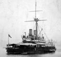 HMS Devastation на якорной стоянке