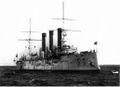 Крейсер «Диана» вскоре после вступления в строй. 1902 год.