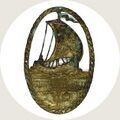 Эмблема 2-й морской бригады Эрхарда. Реверс.