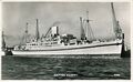 Войсковой транспорт ВМС Великобритании Empire Fowey, бывший авианосец Elbe.