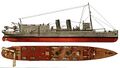 Поекции HMS Engadine