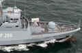 Вид на полубак корвета FGS Braunschweig