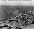 Проверка оружия на палубе USS Ranger