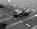 Истребитель F4U-4 Corsair авианосца USS Boxer. Корея, 1951 год