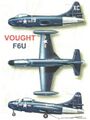 Схема окраски Chance Vought F6U-1 Pirate.