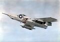 F8F-8 Cougar в полёте, с ракетами «воздух-воздух»