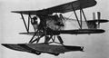 Fairey Flycatcher оборудованный амфибийными поплавками