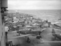 Самолёты Fairey Firefly на палубе авианосца HMS Implacable перед атакой целей в Норвегии (26 ноября 1944 года).