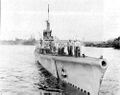 SS-249 Flasher готовиться к отправке из Перл-Харбора на материк 24 июля 1945 года.
