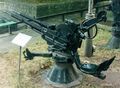Спаренный 13,2-мм пулемет Hotchkiss, ранее установленный на польском минном заградителе ORP Gryf. Морской музей, Гдыня.