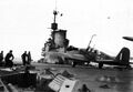 Истребитель Фэйри «Фулмар» на палубе HMS Victorious