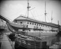 1881 год, корабль превратили в блокшив