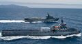 Беспилотные корабли USVS Ranger и USVS Nomad в Тихом океане недалеко от Нормандских островов 3 июля 2021 года.