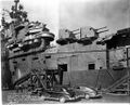 USS Princeton (CV-37) Военно-морская верфь. Филадельфия 10 апреля 1946 год.
