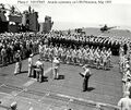 Церемония награждения USS Princeton (CV-37) май 1951 год.