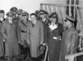 Генералы ВВС Эрхард Мильх и Фридрих Кристиансен и рейхсминистр почты Вильгельм Онезорге.