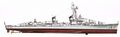 Окраска эсминца USS DD-840 Glennon (1945) на Июль 1952 (камуфляж Measure US27 - формально Measure 13)