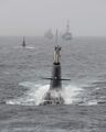 HMS Gotland и немецкая U33 возглавляют формирование кораблей, принимающих участие в учениях Dynamic Mongoose-2015