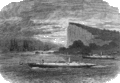 Миноносцы у Гельголанда. Гравюра H. Benner