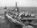 Австралийские авианосцы HMAS Melbourne(спереди) и HMAS Sydney.