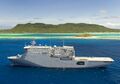 HMNZS Canterbury у берегов государства Самоа.