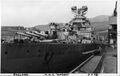 HMS Anson во время разделки на металл в Фаслайне (Шотландия). 1958.