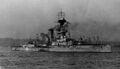 HMS Benbow на якорной стоянке в Росайте в 1918 году