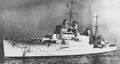 Крейсер HMS Birmingham после спуска на воду в 1938 году