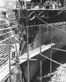 Поврежденный нос HMS Camperdown