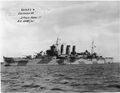 Тяжёлый крейсер HMS Devonshire.