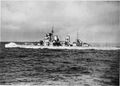 Линкор Duke of York во время сопровождения арктических конвоев.
