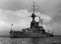 HMS Iron Duke в заливе Веймут в период с 1927 по 1928 год