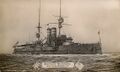 HMS King Edward VII на британской почтовой карточке 1907