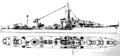 Схема HMS Laforey. 1943 год