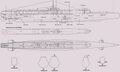 Схема подводной лодки HMS M3