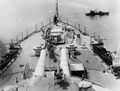 QF 12 pounder 12 cwt. установленное на башне главного калибра на HMS Majestic
