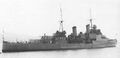 Крейсер HMS Newcastle после постройки